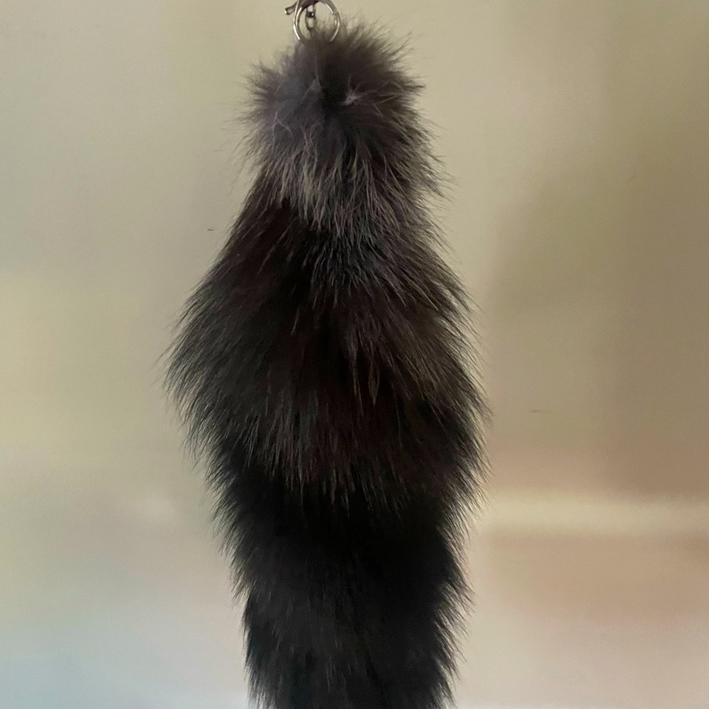 Fox fur tail keychain, Cosplay, or decor